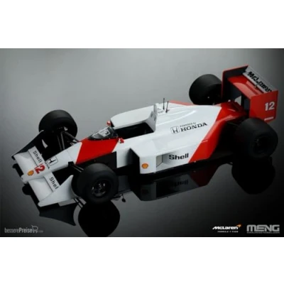 Afbeelding van 1:12 MENG RS005 McLaren MP4/4 1988 Pre colored Edition Plastic Modelbouwpakket