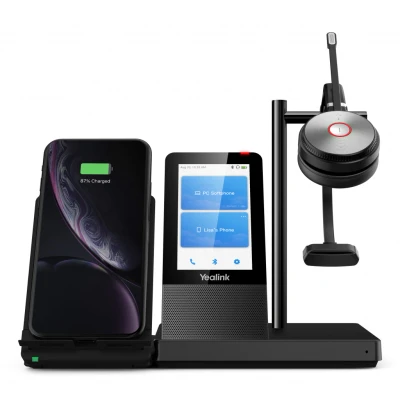 Afbeelding van Yealink DECT headset WH66 Mono UC, zwart