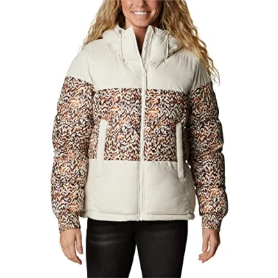 Afbeelding van Columbia Pike Lake II geïsoleerde jas voor dames, Chalk Warm Koper Bodemdruk, XL