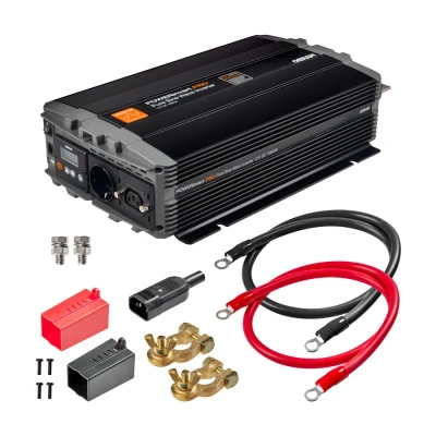 Afbeelding van Osram 12V 1000W POWERinvert PRO Pure Sine Wave Inverter OEINVPAR10 RCD