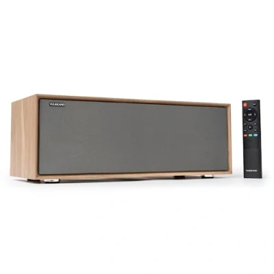 Afbeelding van VULKKANO T50 ARC Actieve luidspreker met 50 W vermogen, 10,2 cm (4 inch) dubbele buis, HDMI ARC, Bluetooth 5.0, RCA, AUX, USB, subwoofer uitgang, afstandsbediening, voor tv, tafel of