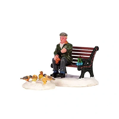 Afbeelding van Lemax Feeding Pigeons Set Of 2