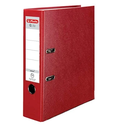Afbeelding van Herlitz Q.File map, rood, A4