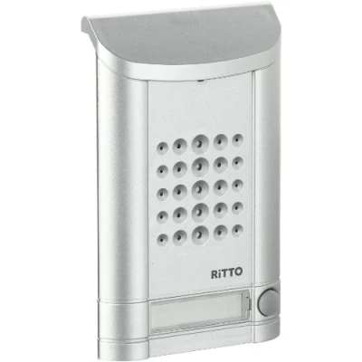 Afbeelding van Ritto 1271937 Minivox deurstation (1 knop) wit aluminium