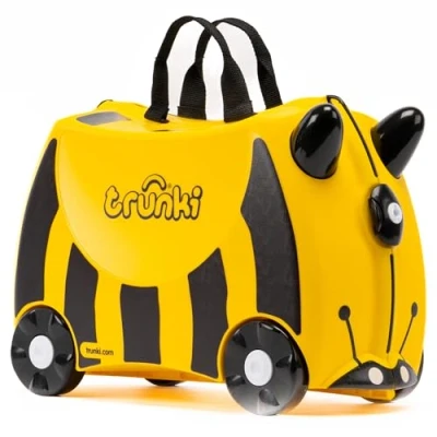 Afbeelding van Trunki Reiskoffer &amp; Handbagage Kinderen Bernard Bij (Geel)