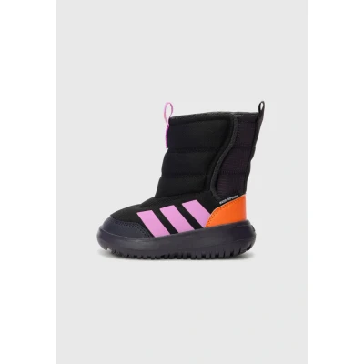 Afbeelding van adidas Performance Winterplay Unisex Snowboots voor kinderen, Maat: 22, Core black/purple burst/impact orange Schoenen