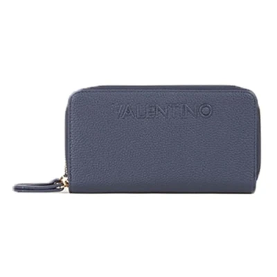 Afbeelding van VALENTINO Portemonnee Rised Re Zip Around Wallet Blu Donkerblauw