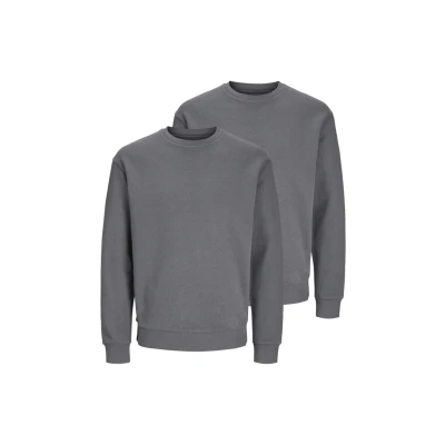 Afbeelding van Jack &amp; Jones 2ER PACK Bradley Sweater, Heren, Maat: XXL, Grau