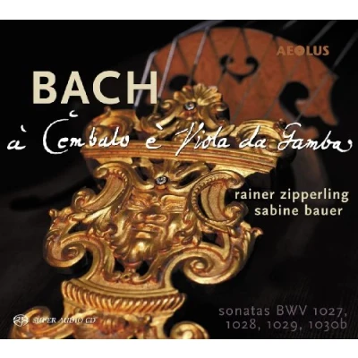 Afbeelding van Rainer Zipperling &amp; Sabine Bauer Sonaten Für Gambe Cembalo (Super Audio CD)