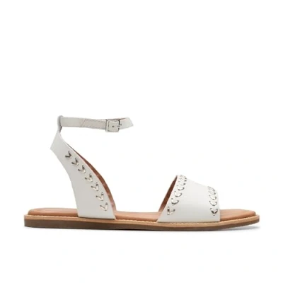 Afbeelding van Clarks Originals Maritime MAY Sandalen, Dames, Maat: 42, Weiß Leer