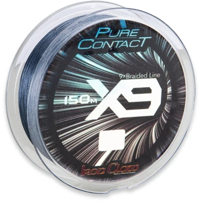 Afbeelding van Iron Claw X9 Braid Grey 0.24mm (150m) Gevlochten lijn