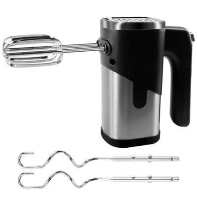 Afbeelding van Vegena handmixer, elektrische 800 W, mixer, keukenmixer, garde met 5 snelheden, 2 kneedhaken en gardes voor cake brood, bakken slagroom mengen