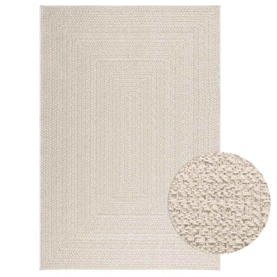 Afbeelding van vidaXL Vloerkleed ZIZUR room binnen en buiten 140x200 cm jute look