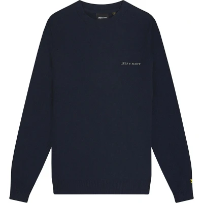 Afbeelding van Lyle &amp; Scott Pull Maat L Z271 Dark Navy