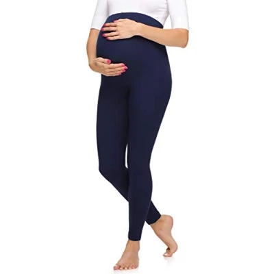 Afbeelding van Merry Style MS MS10 297 LE 2Pack Dames Zwangerschapsleggings Leggings Sport Vrijetijdsbroek Lang Viscose Sporbroek Yogabroek Marineblauw 3XL