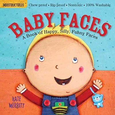 Afbeelding van Indestructibles: Baby Faces: Chew Proof Rip Nontoxic 100% Washable (Book for Babies, Newborn Books, Safe to Chew)