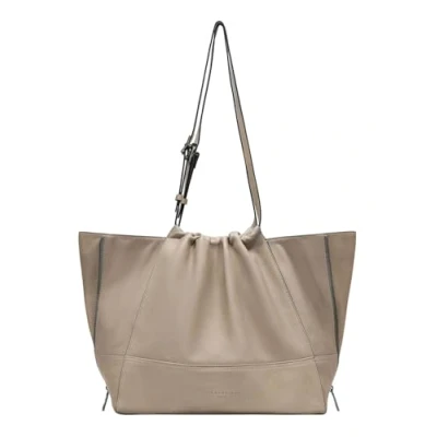 Afbeelding van Liebeskind Berlin L Lou 2 3D Leather Shopper, Stone, stone