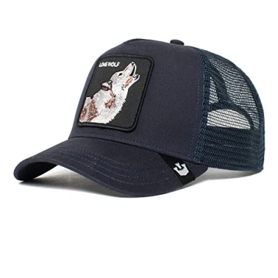 Afbeelding van Goorin Bros Heren The Lone Wolf Pet Donkerblauw maat ONE SIZE