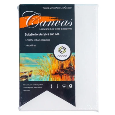 Afbeelding van Canvas Conda 13 x 18 cm gebleekt katoen