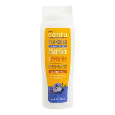 Afbeelding van Cantu Flaxseed Smoothing Silicone Free Leave in Or Rinse Out Conditioner 400ml