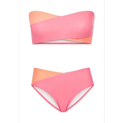 Afbeelding van Lascana Bikini, Dames, Maat: 32xA/B, Coral/pink