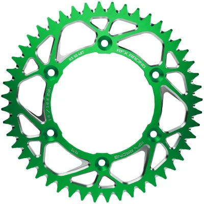 Afbeelding van RFX Pro Series Elite Aluminium Achtertandwiel Groen 47 tanden Kawasaki KX65 2000 2023