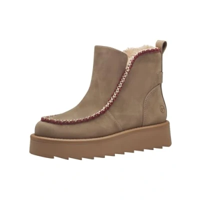 Afbeelding van Tamaris Snowboots, Dames, Maat: 37, Camel Kunststof
