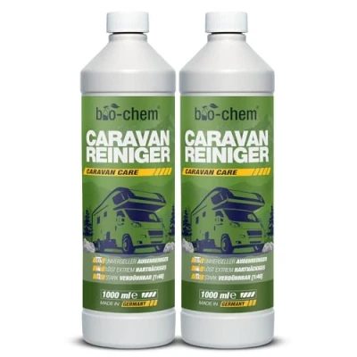 Afbeelding van bio chem caravan en camperreiniger concentraat 2x 1 l voor stacaravans, caravans, campers, luifels, regenstripverwijderaar