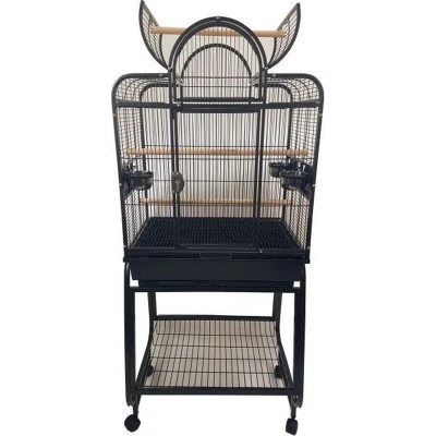 Afbeelding van Strong Papegaaienkooi Villa Bianca 67,7x51,5x154 cm grijs 93084