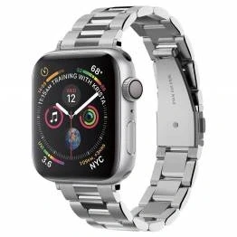 Afbeelding van Apple Watch bandje Staal Zilver Geschikt voor 38/40/41 mm