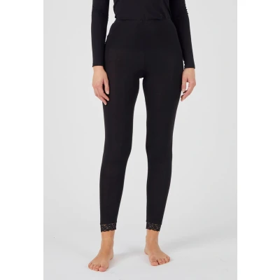 Afbeelding van Damart Legging lang kant Thermolactyl Sensitive Dames Zwart 54 56 (XXL)