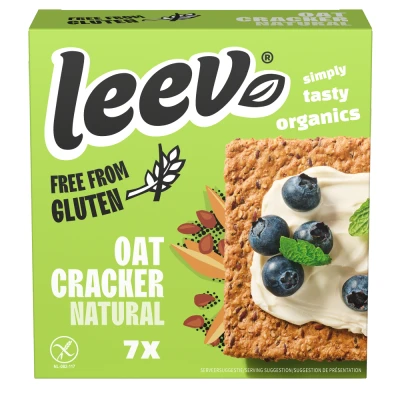Afbeelding van Leev Oat Cracker Natural 100GR