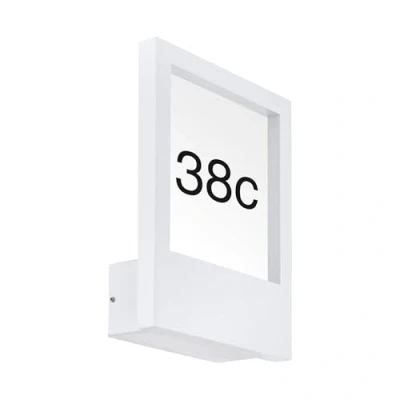 Afbeelding van EGLO Monteros Wandlamp Voor buiten E27 IP44 Wit