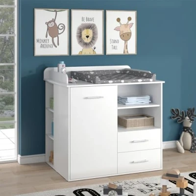 Afbeelding van Vicco Commode &quot;Lea&quot;, Wit, 102.2 x 102.5 cm