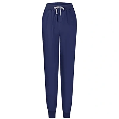 Afbeelding van MISEMIYA Uniseks sanitaire broek sanitair uniform, medische uniformen, werkbroek 8316, Donkerblauw, L