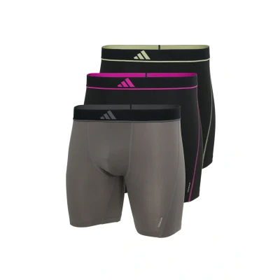 Afbeelding van adidas Heren Ondergoed 3 Pack Boxer Brief (3PK) Active Micro Flex Eco Slip, assortiment_4AM015, XL, Assorted_4am015, XL