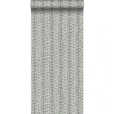Afbeelding van Leen Bakker ESTAhome Behang Grof Breisel Donker 53cm X 10,05 M Grijs Vlies
