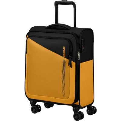 Afbeelding van American Tourister Daring Dash Spinner S EXP black/yellow Zachte koffer