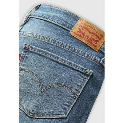 Afbeelding van Levi&#039;s Shaping Patter Jeans Skinny Fit, Dames, Maat: 30x28, Soft clean white