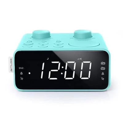 Afbeelding van Muse M 17CB Digitale wekkerradio met groot display, blauw