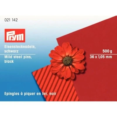 Afbeelding van Prym Prymstaalzwart (1,05 x 36 mm) koppen 1 Stuk