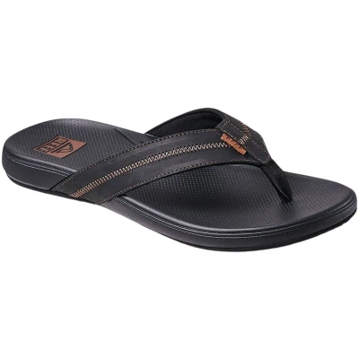 Afbeelding van Reef Cshn Phantom 2.0 Leblack/Coffee Heren Slippers Zwart/Donkerblauw Maat 40