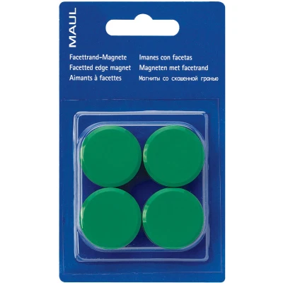 Afbeelding van MAUL magneet Solid 32mm trekkracht 2.5kg blister 2 groen magneten