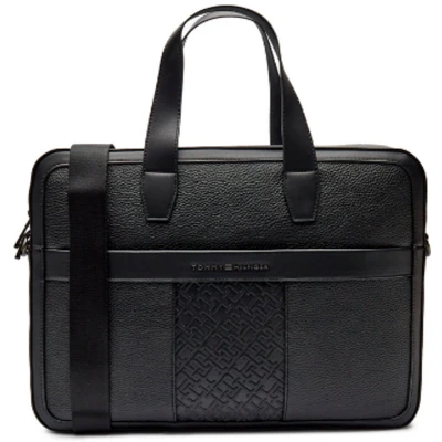 Afbeelding van Tommy Hilfiger MONO Computer BAG Unisex Aktetas, Maat: One Size, Black