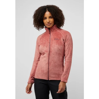 Afbeelding van Jack Wolfskin Rotwand Fz W fleecejack voor dames, Mineraal Rood, XS