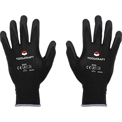 Afbeelding van TOOLCRAFT TO 5621484 Werkhandschoen Polyamide, Nitril Maat (handschoen): 8 EN 388 Cat II 1 paar