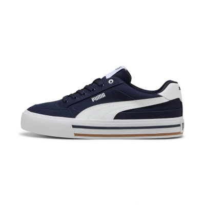 Afbeelding van Court Classic Vulcanised Formstrip uniseks sneakers, Blauw/Wit, Maat 47 PUMA