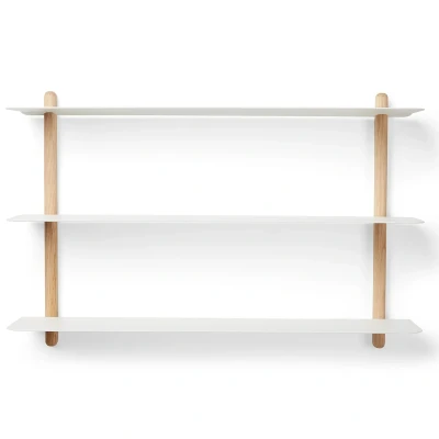 Afbeelding van Gejst Nivo plank A Licht eikenhout wit