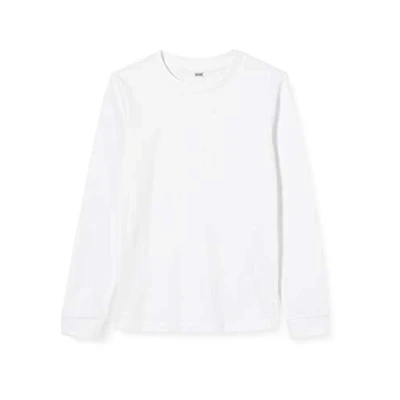 Afbeelding van Build Your Brand T shirt met lange mouwen voor jongens, wit, 158/164 cm