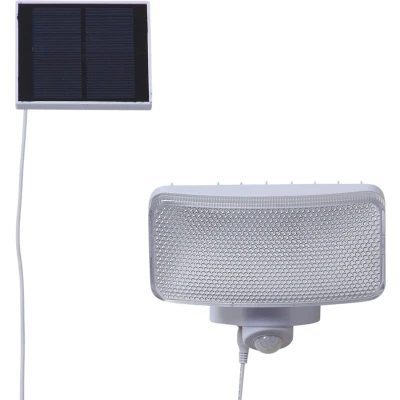 Afbeelding van Star Trading Solar Spotlight Powerspot, wit, verlichting, LED, schemersensor, bewegingssensor, warm buiten, 18 cm